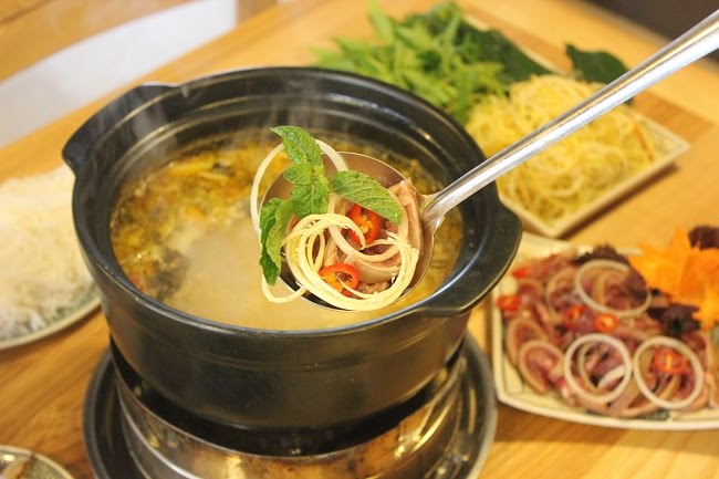 Cách nấu món dê nhúng mẻ