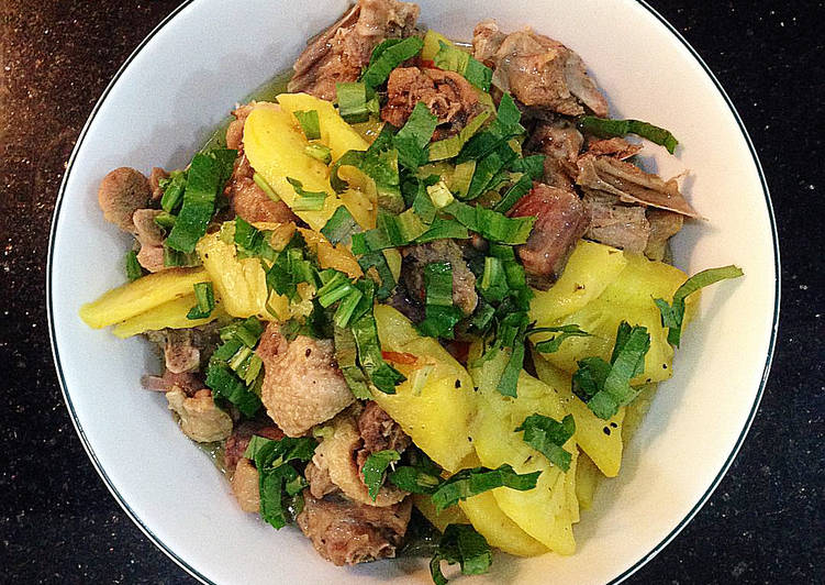 Cách làm món thịt vịt xào dứa đơn giản mà ngon