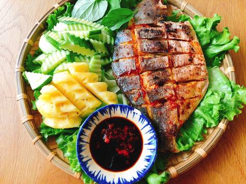 Cá chim đen nướng muối ớt