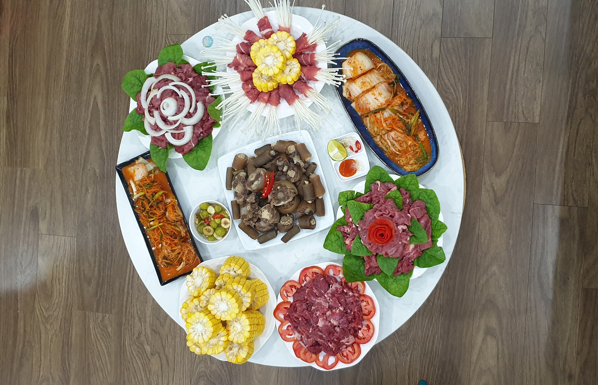  Set Lẩu Đuôi Bò Sa Tế Dứa 4 Người Ăn - 550k