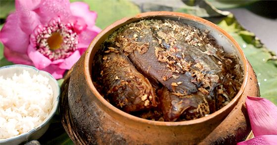 Niêu cá rô đồng kho 1kg thơm ngon