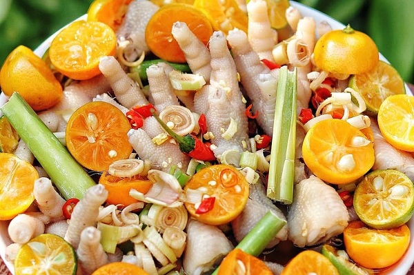 Chân gà xả tắc