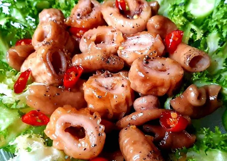 Khấu đuôi chiên nước mắm