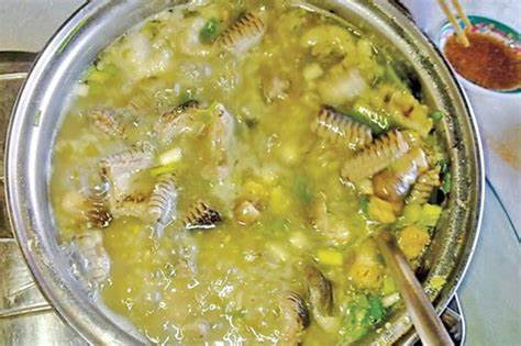 Rắn hổ hành nấu cháo đậu xanh