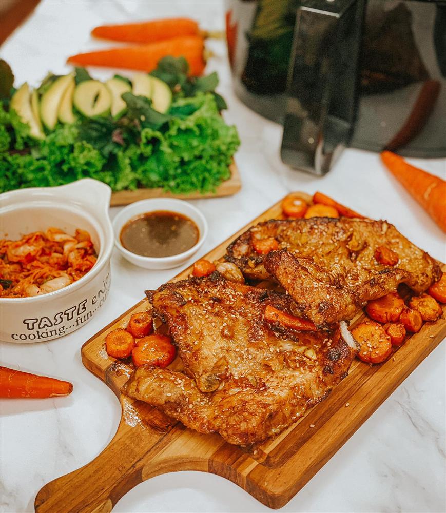 Thịt nọng chiên sả