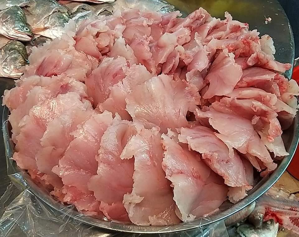 thịt cá thác lác tươi
