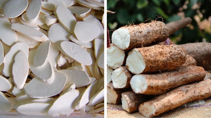 Bài thuốc và món ăn từ hoài sơn vị thuốc