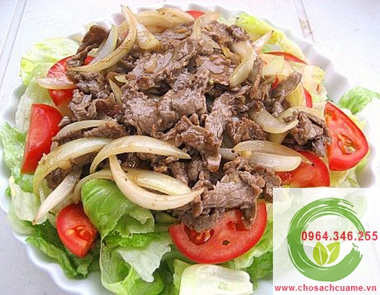 thịt bò xào hành tây