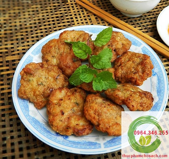 chả mực chiên