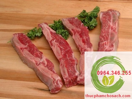 cửa hàng bán dẻ sườn bò