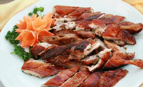 đĩa vịt trời nướng