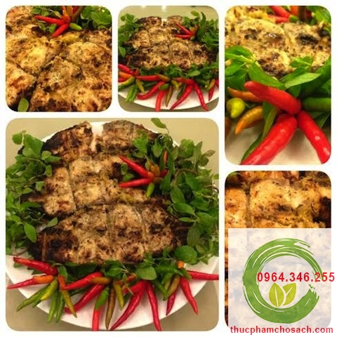 cá vược nướng pa pỉnh tộp