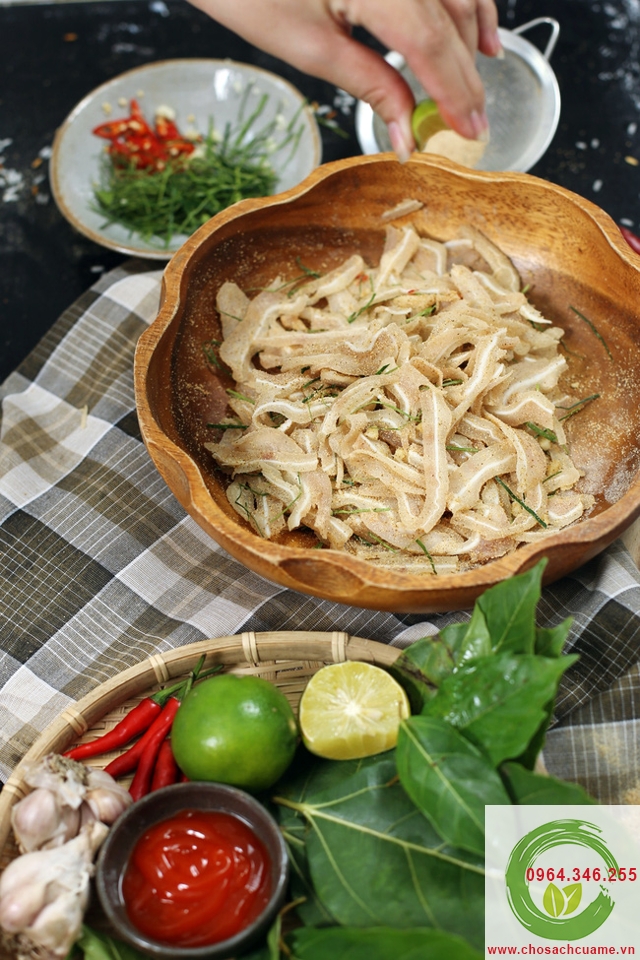 chế biến nem tai lợn