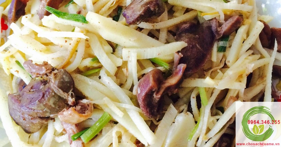 măng xào thịt bò