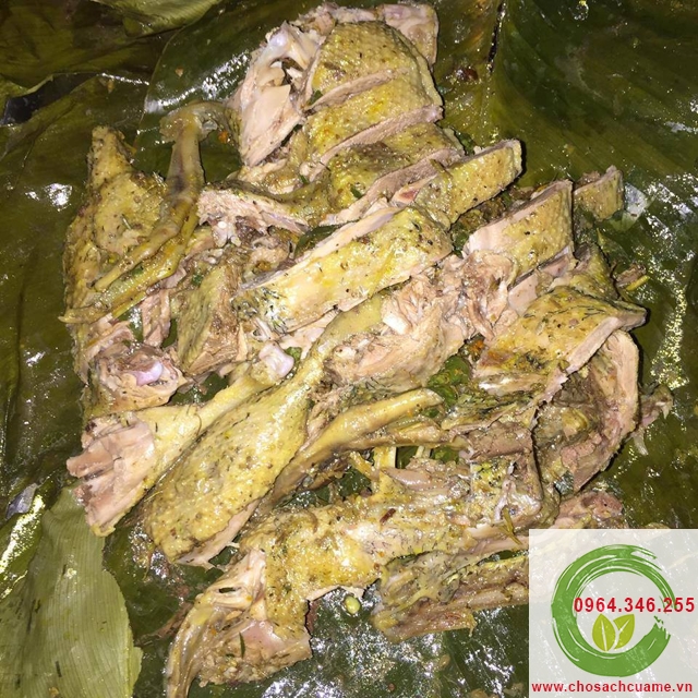 vịt trời hấp lá dong ngon