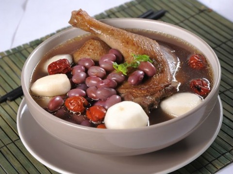 Vịt trời hầm đậu đỏ