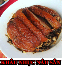 khâu nhục nấu sẵn