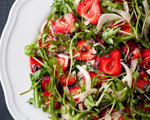 Cacao ngòi với salad