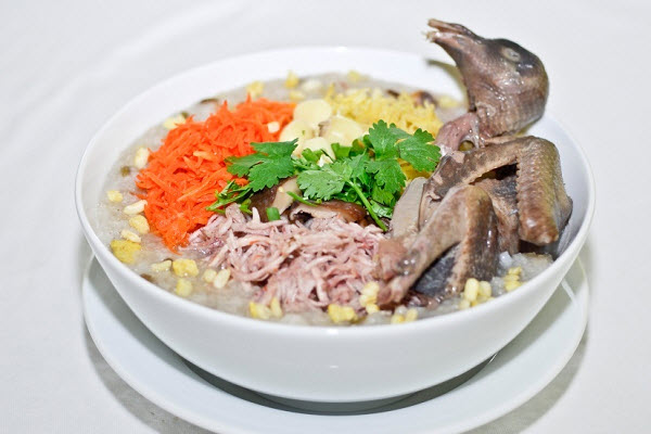 Cháo bồ câu dành cho bà bầu
