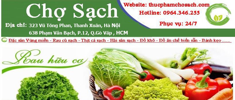 thực phẩm chợ sạch