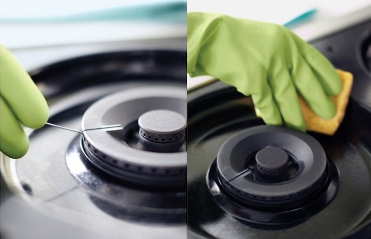 cách vệ sinh bếp gas mini