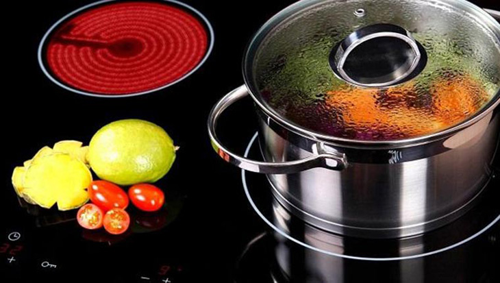 sử dụng bếp hồng ngoại