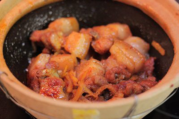  thịt lợn kho gừng