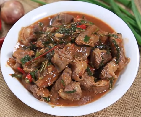 món ăn từ thịt dải heo