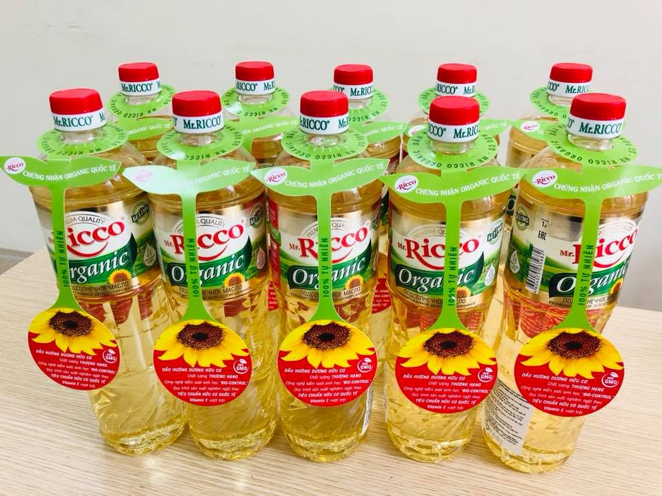 dau huong duong huu co Mr Ricco Organic