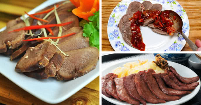 Món ăn từ lưỡi bò