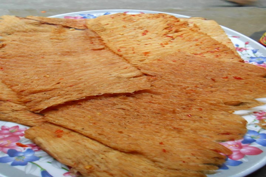 mực cán ăn liền