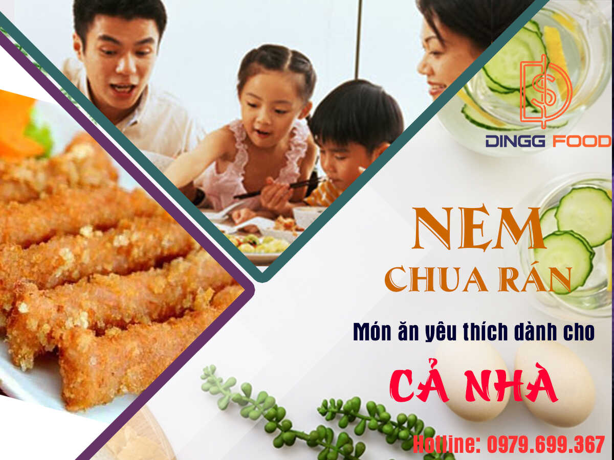 Nem chua rán Dingg Food