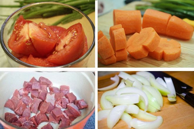 Cách làm món bò sốt vang