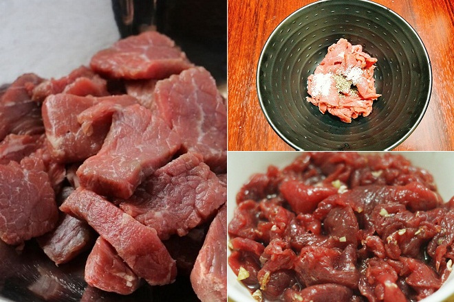 Cách làm món thịt bò xào ớt khô 