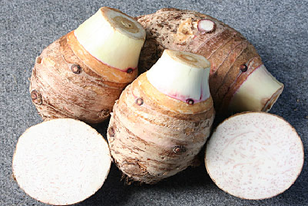 canh khoai nấu thịt gà băm nguyên liệu