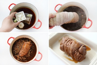 chân giò nấu nước tương cách làm