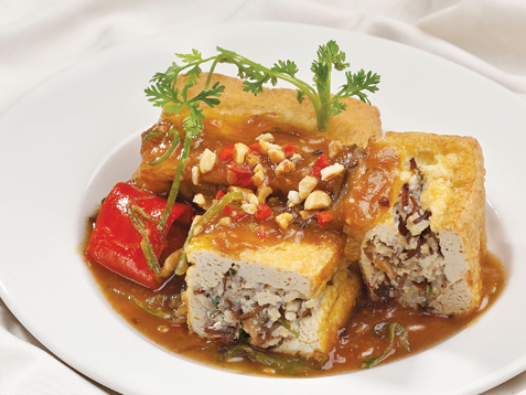 Đậu hũ xốt me chua chua cay cay hấp dẫn