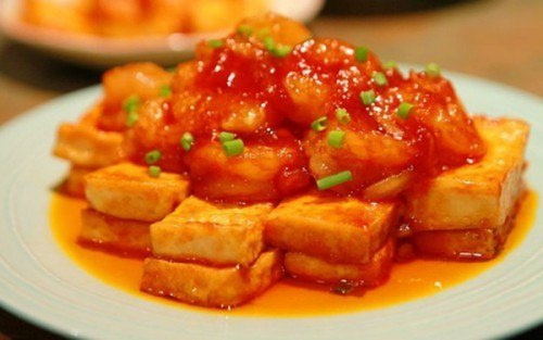 đậu sốt cà chua hoàn thành