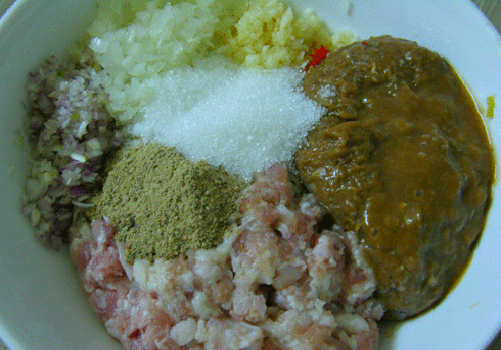 mắm chưng thịt cách làm