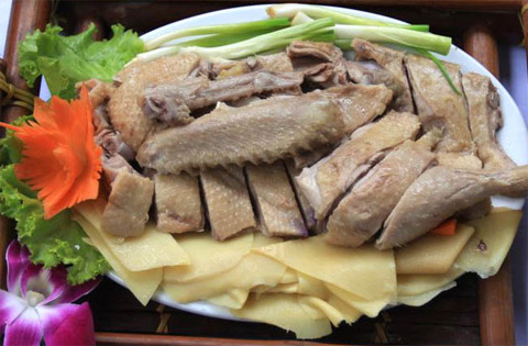 vịt nấu măng tươi nguyên liệu